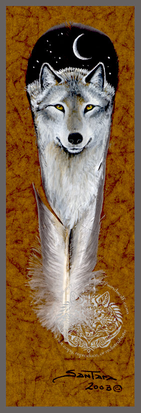 wolf eyes painting